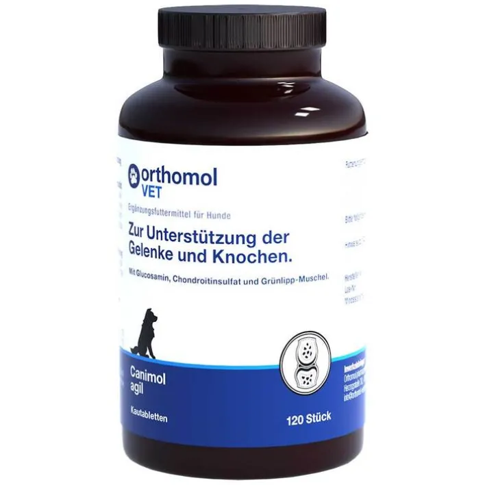 Orthomol Vet Canimol agil Kautabletten für Hunde, 120 St> Bewegungsapparat