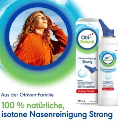 Otrinatural Nasenreinigung Strong, isoton, 0,9 % NaCl, 125 ml> Meerwasser Nasenspray