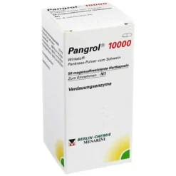 Pangrol 10000 Hartkapseln mit magensaftresistent überzogene Pell., 50 St> Verdauung