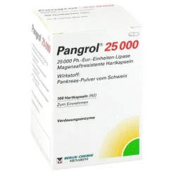 Pangrol 25000 Hartkapseln mit magensaftresistent überzogene Pell., 100 St