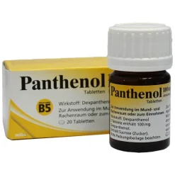 Jenapharm Panthenol 100 mg Tabletten, 20 St> Prophylaxe|Halsschmerztabletten