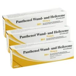 Panthenol Wund- und Heilcreme Jenapharm, 3x100 g
