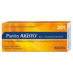 Panto Aristo bei Sodbrennen 20 mg magensaftresistent Tabletten, 7 St