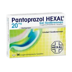 Pantoprazol Hexal b.Sodbrennen magensaftresistent Tabletten, 14 St