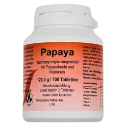 Papaya Kautabletten, 100 St> Enzyme|Enzyme