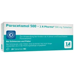 Paracetamol 500 1A Pharma Tabletten, 20 St