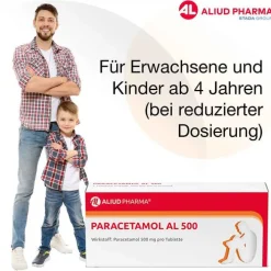 Aliud Pharma PARACETAMOL AL 500 Tabletten, 20 St><noscript><img width=