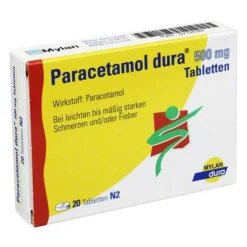 Paracetamol dura® 500 mg Tabletten, 20 St