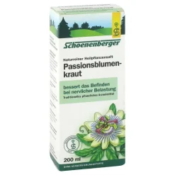 Passionsblumenkraut naturreiner Heilpflanzensaft, 200 ml