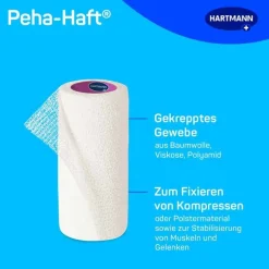 peha-haft® Kohäsive Fixierbinde latexfrei 6 cm x 4 m, 1 St
