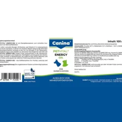 Canina Petvital Energy Gel vet. (für Tiere), 100 ml> Aufbau & Leistung|Aufbau & Leistungssteigerung