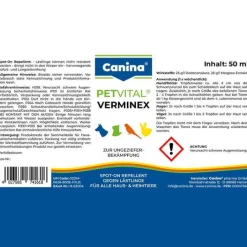 Canina Petvital Verminex vet. flüssig, 50 ml> Nager|Flöhe, Zecken & Co.