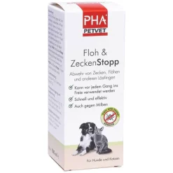 PHA Floh & Zeckenstopp Pumpspray für Hunde / Katzen, 100 ml