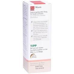 PHA Wurm Tropfen für Hunde / Katzen, 50 ml