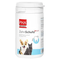 PhA Zahnschutz Plus Pulver für Hunde / Katzen, 60 g> Ohren, Augen & Zähne|Ohren, Augen & Zähne