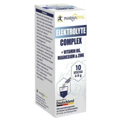 Pharmavital Elektrolyte Complex Sticks, 10 St> Zink|Vitamin B7 (Biotin)