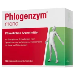 Phlogenzym ® mono magensaftresistente Tabletten, 100 St> Schnupfen & Nasennebenhöhlen