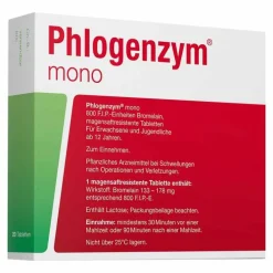 Phlogenzym ® mono magensaftresistente Tabletten, 100 St> Schnupfen & Nasennebenhöhlen