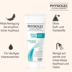 Physiogel Scalp Care extra mildes Shampoo für irritierte Kopfhaut, 200 ml