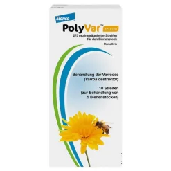 Polyvar YELLOW gegen Milben für den Bienenstock, 10 St> Produkte Für Bienenvölker