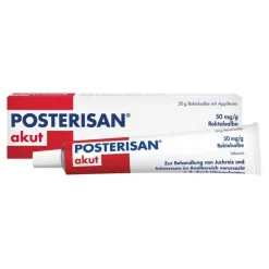 Posterisan akut 50 mg/g Rektalsalbe, 50 g> Hämorrhoiden Salbe|Lidocain