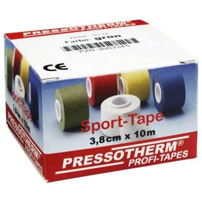 Pressotherm Sport-Tape 3,8cmx10m grün, 1 St> Kinesio Tape
