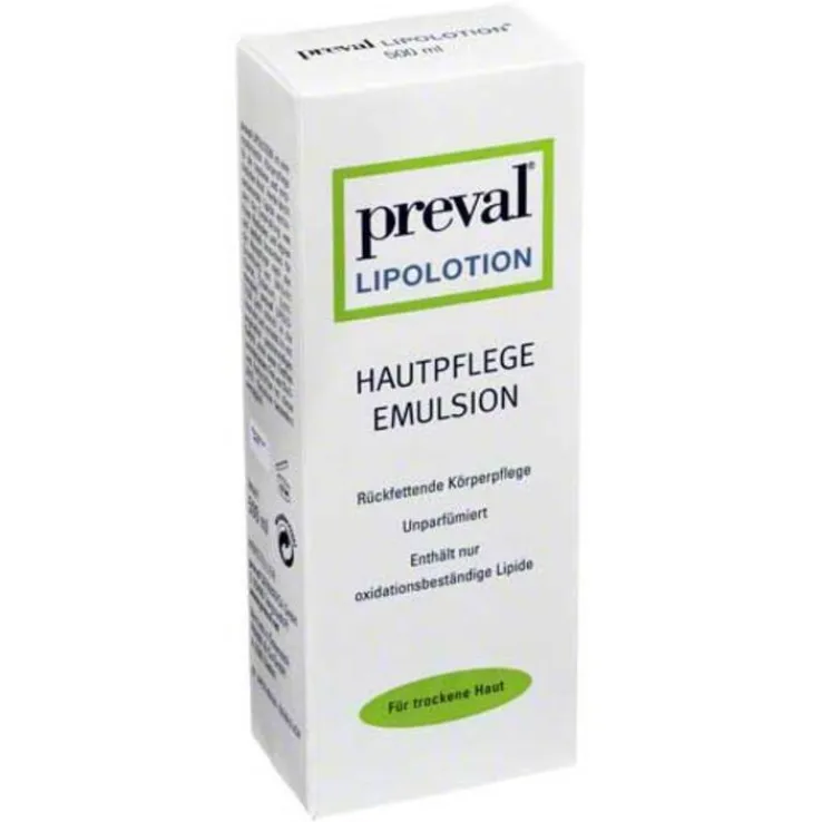 Preval Lipolotion Rückfettende Hautlotion, 500 ml