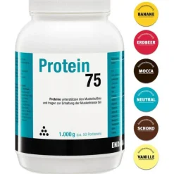 Protein 75 Vanille Pulver, 1000 g> Eiweißpulver