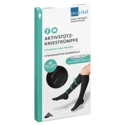 Provital Aktivstützkniestrümpfe Damen Größe 39 - 42 schwarz, 2 St> Stütz- Und Reisestrümpfe