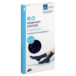 Provital Komfortsocken women Größe 39 - 42 marine, 2 St> Stütz- Und Reisestrümpfe