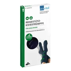 Provital Reisekniestrümpfe Größe 39 - 42 schwarz, 2 St> Stütz- Und Reisestrümpfe