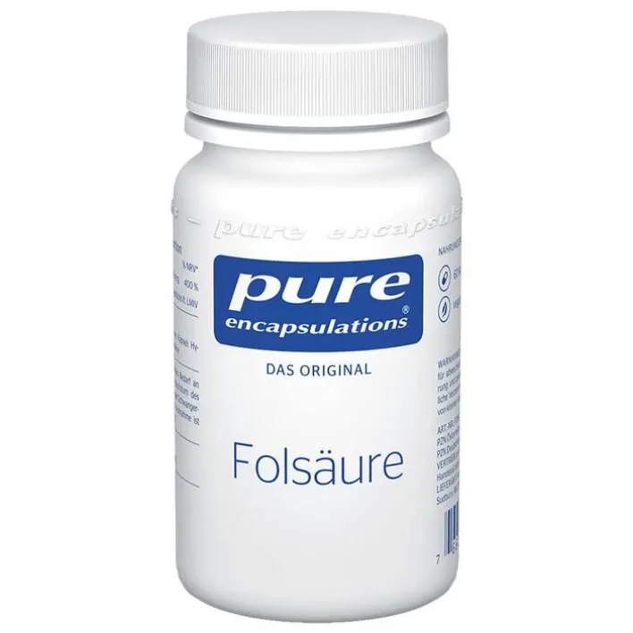 Pure Encapsulations Folsäure Kapseln, 60 St> Vitamin B9 (Folsäure)|Homocysteinspiegel