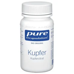 Pure Encapsulations Kupfer Kupfercitrat Kapseln, 60 St> Kupfer