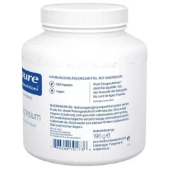 Pure Encapsulations Magnesium Magnesiumcitrat Kapseln, 180 St