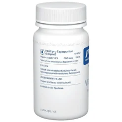 Pure Encapsulations Vitamin A Retinylacetat Kapseln, 60 St