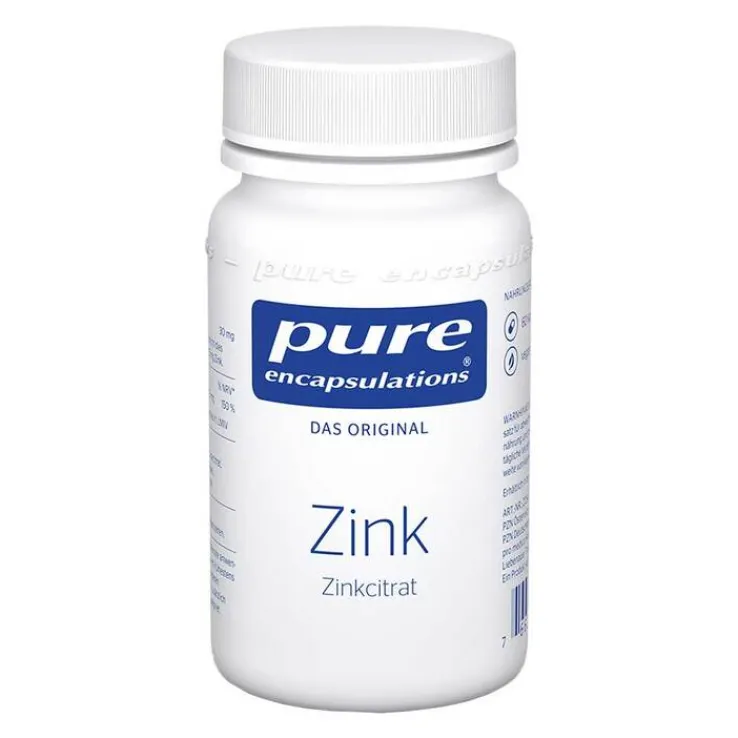 Pure Encapsulations Zink Zinkcitrat Kapseln, 60 St