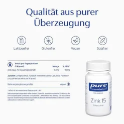 Pure Encapsulations Zink 15 Zinkpicolinat Kapseln, 60 St