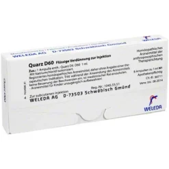 Weleda Quarz D 60 Ampullen, 8X1 ml> Haut