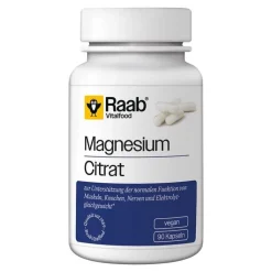 Raab Vitalfood Magnesiumcitrat Kapseln, 90 St