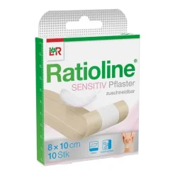 Ratioline ® SENSITIV Pflaster 8 cm x 1 m, 1 St> Wundpflaster