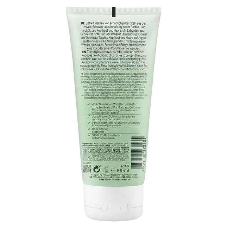 Rausch Anti-Pollution-Peeling-Shampoo mit Schweiz.Apf., 100 ml