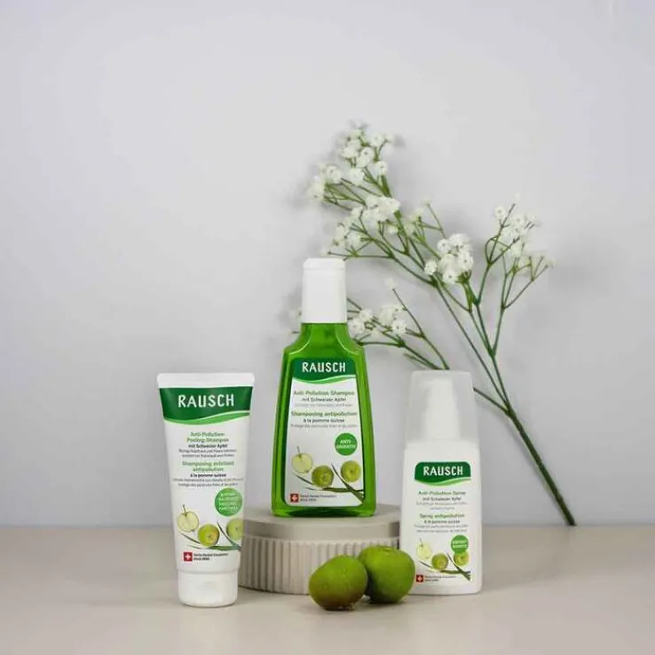 Rausch Anti-Pollution-Shampoo mit Schweizer Apfel, 40 ml