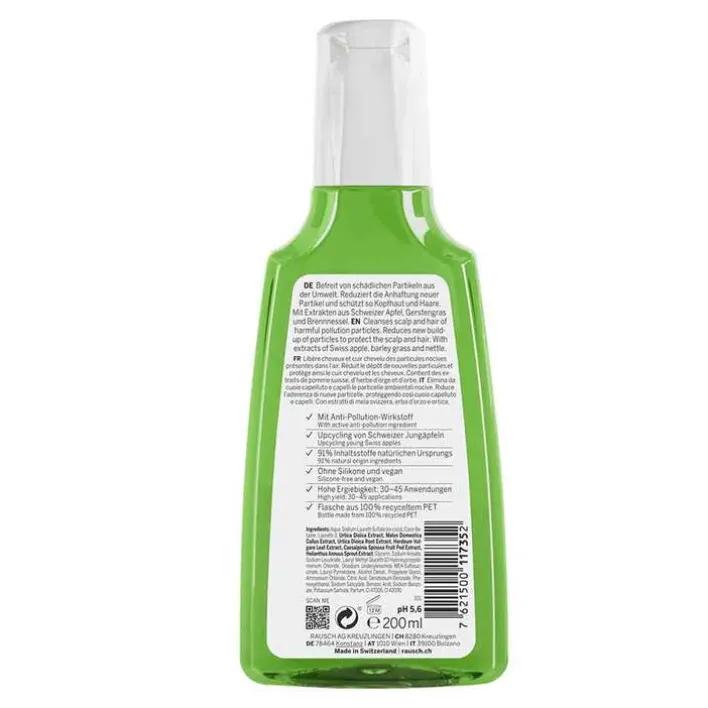 Rausch Anti-Pollution-Shampoo mit Schweizer Apfel, 200 ml> Shampoos