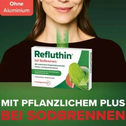 Refluthin bei Sodbrennen Kautabletten Minze, 48 St
