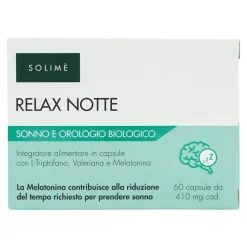 C.P.S Pharma Relax bei Nacht Schlaf und biologische Uhr Kapseln, 60 St> Melatonin Tabletten