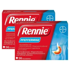 Rennie Kautabletten, 2x96 St> Sodbrennen Medikamente|Magentabletten