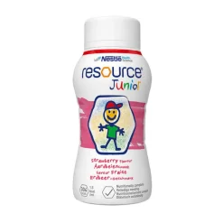 Resource Junior Erdbeer-Geschmack flüssig, 4X200 ml> Spezialnahrung