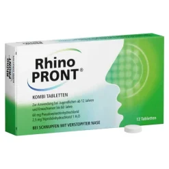 Rhinopront ® Kombi Tabletten, 12 St> Schnupfen & Nasennebenhöhlen|Allergie Tabletten