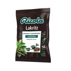Ricola ohne Zucker Lakritz Bonbons, 75 g