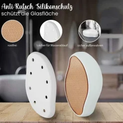 Robbx Nano-Glas Hornhautentferner weiß, 1 St